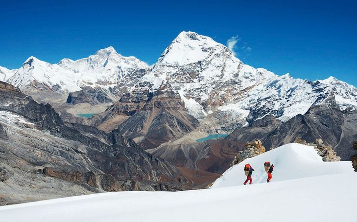 Expeditionsbergluft in Nepal